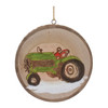 Wood Farm Tree Disc Ornament (Set of 12) - 86743