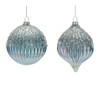 Beaded Irredescent Glass Ornament (Set of 6) - 86911
