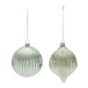 Beaded Irredescent Glass Ornament (Set of 6) - 86912