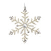 Jeweled Metal Snowflake Ornament (Set of 12) - 86915