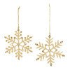 Jeweled Metal Snowflake Ornament (Set of 12) - 86916