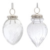 Etched Glass Teardrop Ornament (Set of 6) - 87113