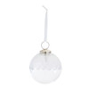 Clear Glass Ball Ornament (Set of 6) - 87114