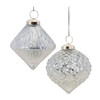 Textured Mercury Glass Ornament (Set of 6) - 87154