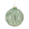 Beaded Mercury Glass Ball Ornament  (Set of 6) - 87370