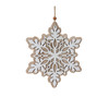 Wood Snowflake Ornaments (Set of 24) - 87626