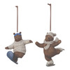 Skate and Snowboard Bear Ornament (Set of 4) - 87633