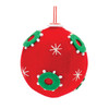 Whimsical Fabric Ball Ornament (Set of 12) - 87643