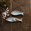 Geometric Etched Fish Plate (Set of 2) - 88083