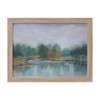 Framed Lake Landscape Print 15.75"L - 88131