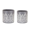 Ornate Metal Planter (Set of 2) - 88204