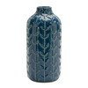 Ceramic Leaf Pattern Vase (Set of 2) - 88337