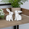 Carved Bunny Figurine (Set of 6) - 88373