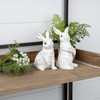 Carved Bunny Figurine (Set of 2) - 88374
