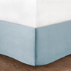 6pc Blue Scalloped Edges Quilted Daybed Set AND Decorative Pillow