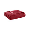 Year Round Burgundy Microfiber Down Alternative Blanket 