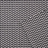 Black & White Chevron Zig Zag Microfiber Sheet Set (Chevron-ID-Black)