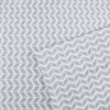 Grey & White Chevron Zig Zag Microfiber Sheet Set (Chevron-ID-Grey)