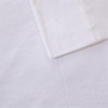 White Cotton Blend Jersey Knit Sheet Set (Cotton Blend-ID-White)