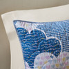 Blue Purple Pink Playful Clouds Quilted Coverlet AND Decorative Pillows (Cloud 9-Blue-Cov)