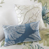 6pc Blue Green & White Coastal Print Cotton Comforter AND Decorative Pillows (Lorelai-Multi)