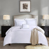 5pc White & Grey 1000TC Cotton Duvet w/Comforter AND Decorative Pillow (Luxury Collection-Grey)