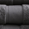 8pc Deep Grey 800GSM Long Staple Cotton Bath Towel Set (800GSM-Grey)