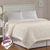 Year Round Ivory Microfiber Down Alternative Blanket w/3M Scotchgard (Windom-Ivory)