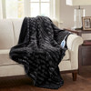 Oversized Faux Fur Electric Heated Throw - 50" x 70" (Duke-Heated-Throw)