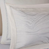 White & Metallic Hollywood Jacquard Woven Comforter Set AND Decorative Pillows (Hollywood Glam-White)