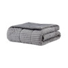 Parker Grey Corduroy Plush Down Alternative Throw (Parker-Grey-Throw)