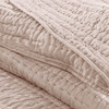 Luxury Blush Pink Cotton Quilted Coverlet AND Decorative Shams (Serene-Blush-cov)