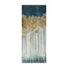 Midnight Forest Teal Gel Coat Canvas with Gold Foil Embellishment (Midnight Forest -Teal-Art)