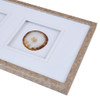 Natural Agate Natural Trio Stone Framed Graphic (Natural -Agate-Art)