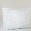 Aqua Blue & Metallic Silver Scallop Design Comforter Set AND Sheet Set (Lorna-Aqua)