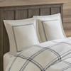  Willow Oak Grey Reversible Cotton Comforter Set (Willow Oak -Grey-Comf)