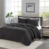 Keaton Black Reversible Coverlet Set (Keaton -Black-Cov)