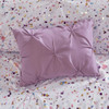 Abby Metallic Plum Printed and Pintucked Comforter (Abby Metallic-Plum-Comf)