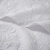 White Oversized Quilted Throw Blanket - 60x70" (675716766801)