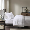 Solid White Year Round Cotton Percale Sheet Set (Peached Percale-White)