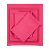 Hot Pink Year Round Microfiber Wrinkle-Free Sheet Set (Microfiber-All Season-Pink)