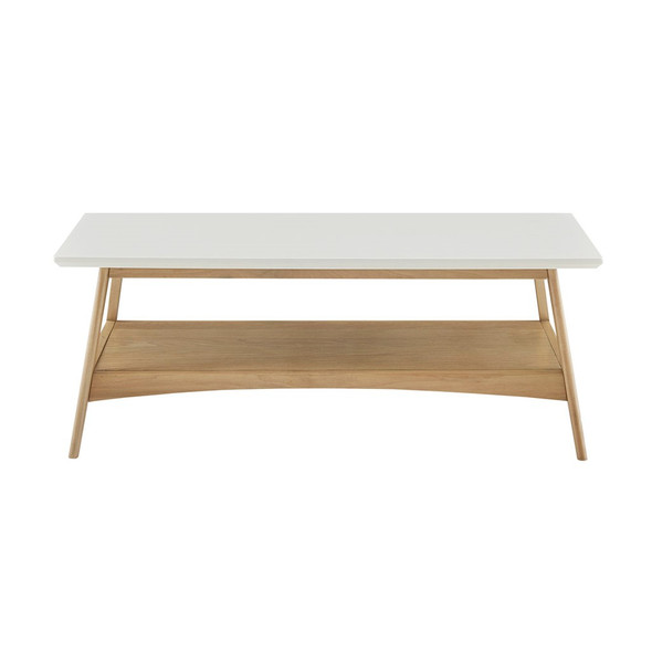 Parker Off-White/Natural Coffee Table (Parker Off-White/Natural-Coffee Table )