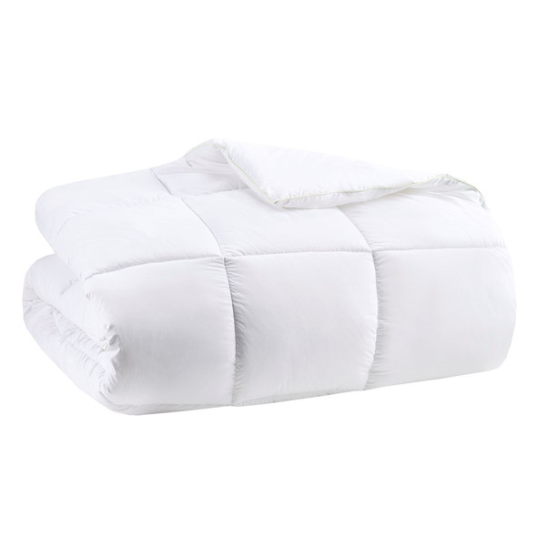 White Allergen Barrier & Anti-Microbial Down Alternative Comforter (Allergen Barrier-White-Comforter)