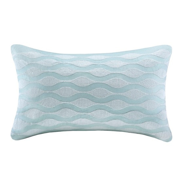 Maya Bay Oblong Blue Pillow (Maya Bay Oblong Blue-Pillow)