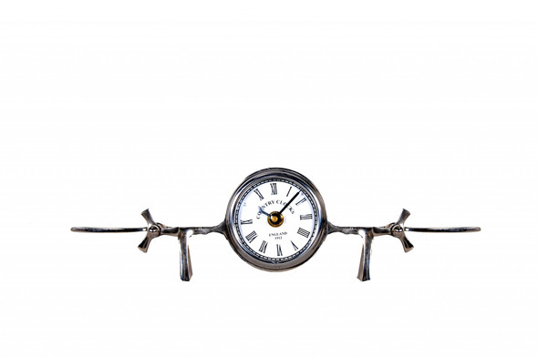 3" x 13.5" x 4.5" Aeroplane Table Clock