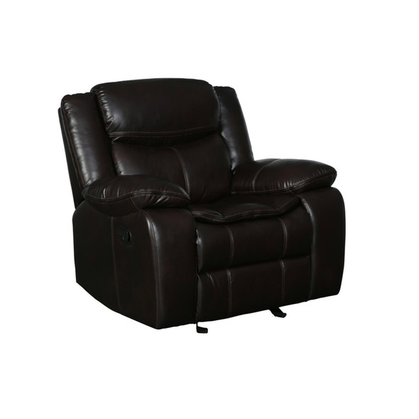 42" Brown  Reclining Chair