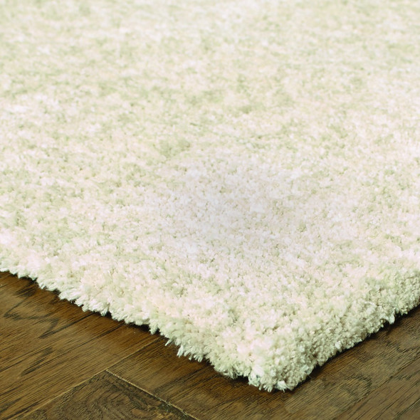 10 x 13 Modern Shag Ivory Indoor Area Rug