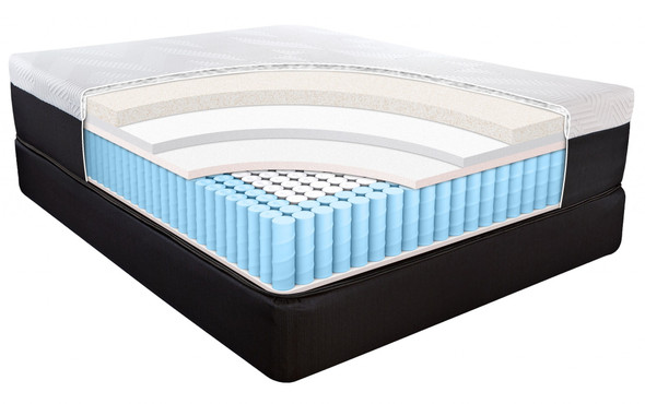 14" Hybrid Lux Memory Foam and Wrapped Coil Mattress Twin