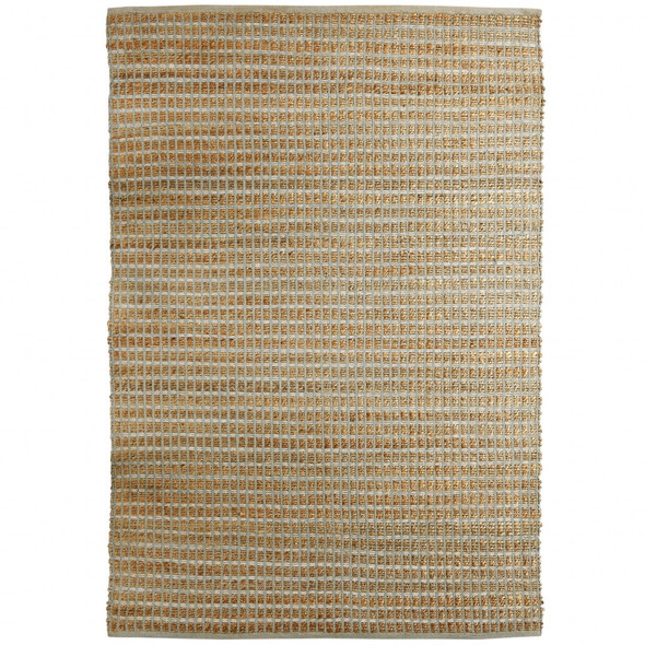 8 x 10 Gray Grid Farmhouse Area Rug