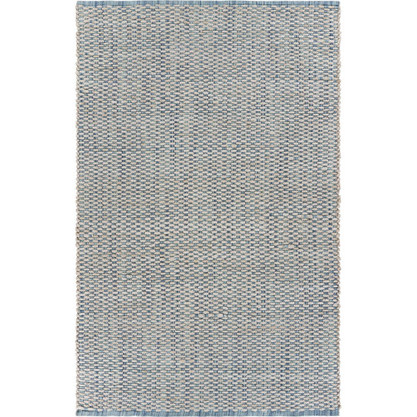 8 x 10 Blue and Beige Toned Area Rug